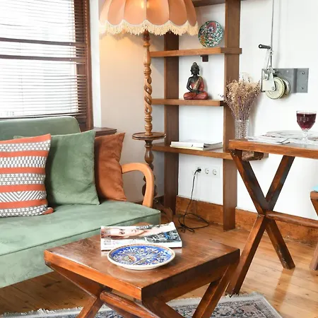 Historical Flat Unique Terrace Ac In Beyoglu Galata شقة اسطنبول