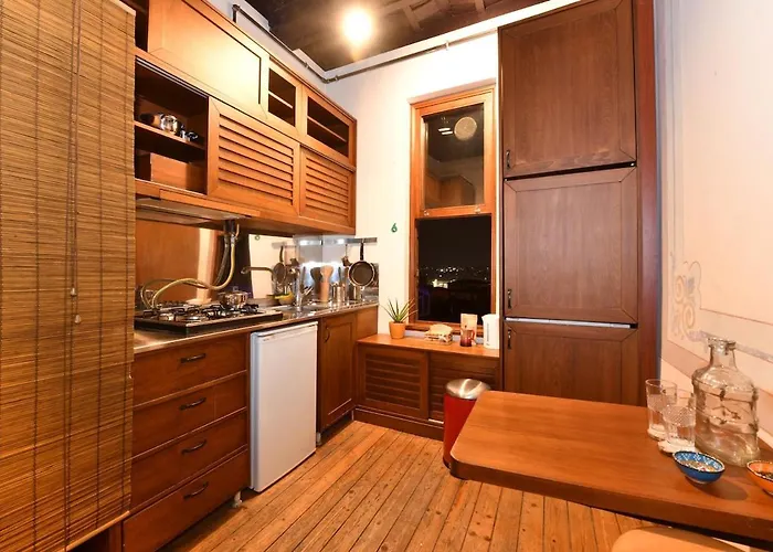 Historical Flat Unique Terrace Ac In Beyoglu Galata 公寓 伊斯坦布尔